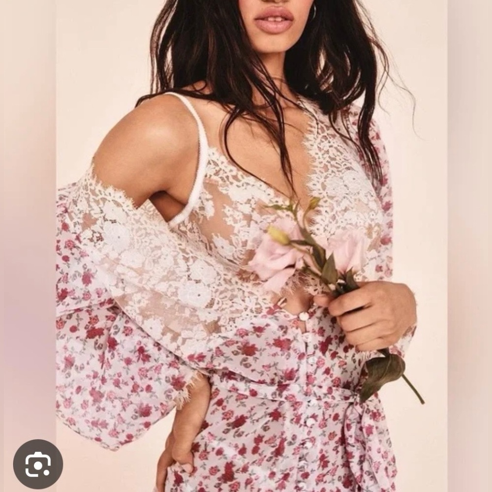 For Love and Lemons Melrose Robe, Size XL. EUC.